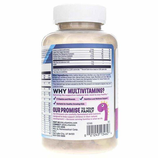 Dinosaurs MultiSaurus Vitamins & Minerals, KAL